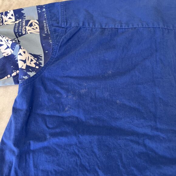 Vintage PNB Nation Shirt MENS X-Large Button Up Short Sleeve 90s Y2k Hip Hop - Picture 7 of 12